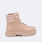 Bota Coturno Pampili Menina Lucky Comfy Bege