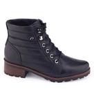 Bota Coturno Pegada 281413-05 Burnished Feminino - Preto