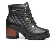 Bota Coturno Pegada Feminina em Couro 281308 Original