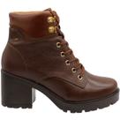 Bota Coturno Pegada Levels Tratorada Atoalhada Cadarço Feminina Bota Coturno Pegada Levels Tratorada Atoalhada Cadarço Feminina