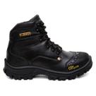 Bota Coturno Preto Cat Store Masculino Segurança Bico Pvc Promoção