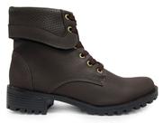 Bota Coturno Rafissa Tratorada Salto Baixo 0003 34/39
