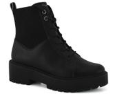 Bota Coturno Ramarim Chelsea Preto Salto 6cm