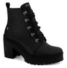 Bota Coturno Ramarim Feminina Salto Bloco Conforto Moda Leve