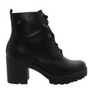 Bota Coturno Ramarin Salto Baixo Feminino Tratorado