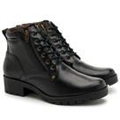 Bota Coturno Rosa do Nilo Sola Tratorada Com Zíper E Cadarço