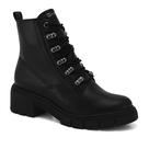 Bota Coturno S/ Grosso Baixo Ramarim 2412102 Preto Tratorado
