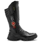 Bota Coturno Samu 192 Masculina Motoqueiro Motociclista Preta Emergência Cano Longo