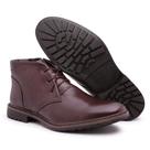 Bota Coturno Sapato Masculina Couro Com Zíper (JO1005) Bota Coturno Sapato Masculina Couro Com Zíper (JO1005)