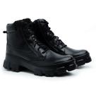 Bota Coturno Tratorado Estilo Casual Conforto Feminino