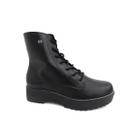 Bota Coturno Via Marte 23-608-01 Preto