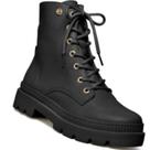 Bota Coturno Via Marte 23-703 Forro Com Pelo Himalaia Feminina