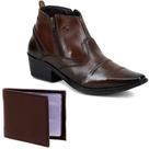 Bota Country Cla-Clê Masculina Couro Cano Curto Confortável