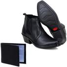 Bota Country Cla-Clê Masculina Couro Dia a Dia Confortável