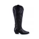 Bota Country Couro Legítimo Giulia Preto