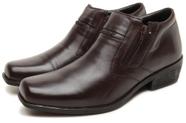 Bota Country em Couro Zíper Lateral Marrom Manutt Bota Country em Couro Zíper Lateral Marrom Manutt
