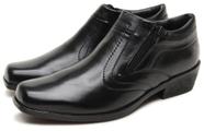 Bota Country em Couro Zíper Lateral Marrom Manutt