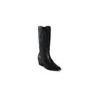 Bota Country Feminina Bordada Via Marte 022595 Cor:PretoTamanho:37