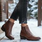 Bota Country Feminina Com Ziper Estilo Sertanejo Cavalgada Balada Vaquejada Agro Agronegocio 3536