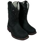 Bota Country Infantil Feminina Com Brilho Prata Oklahoma Country