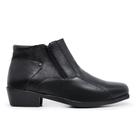 Bota Country Masculina Em Couro Legítimo Cano Curto Super Confortável