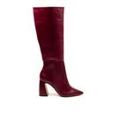 Bota Couro Bordô Cano Longo Cecconello 2626002-23
