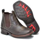 BOTA COURO BOTINA INFANTIL COUNTRY CAWBOY RODEIO MASCULINO Solado Antiderrapante COM LUZ DE LED