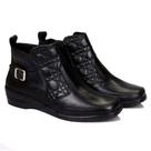 Bota Couro de Pelica - Cano Curto Suíça - Cor Wisk - Elisabete Guimarães Bota Couro de Pelica - Cano Curto Suíça - Cor Wisk - Elisabete Guimarães
