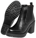bota couro feminina tratorada coturno casual confortável 33 ao 40