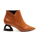 Bota Couro Marrom Cano Curto Cecconello 2449001-7