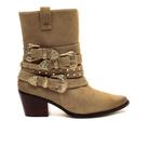 Bota Couro Marrom Cano Curto Cecconello 2619007-1 Bota Couro Marrom Cano Curto Cecconello 2619007-1