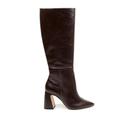 Bota Couro Marrom Cano Longo Cecconello 2626002-20