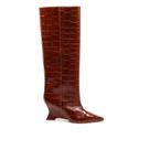 Bota Couro Marrom Cano Longo Cecconello 2880006-1 Bota Couro Marrom Cano Longo Cecconello 2880006-1