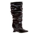 Bota Couro Preto Cano Longo Cecconello 2880007-1 Bota Couro Preto Cano Longo Cecconello 2880007-1