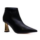 Bota Couro Preto Drika Werner