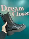 Bota Croco Azillê com zíper Bota Croco Azillê com zíper