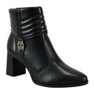 Bota Dakota Cano Baixo Salto Bloco D2161 Preta