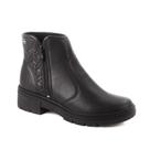 Bota Dakota Cano Curto De Ziper Salto Bloco Super Leve e Confortável Feminina DA841 (65893)