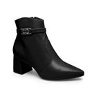 Bota Dakota Cano Curto Salto Bloco - Feminina - Preto - 37 Bota Dakota Cano Curto Salto Bloco - Feminina - Preto - 37