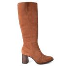 Bota Dakota Cano Longo Em Couro legítimo Camurça D2383