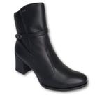Bota Dakota Cano Medio Salto Bloco Feminina Adulto G9612 Preto