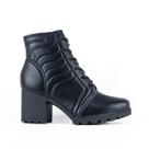 Bota Dakota Feminina Cano Curto Confortavel Salto Bloco Orig D2441 Tamanho:37Cor:PRETO