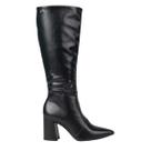 Bota Dakota Feminina Cano Longo Salto Bloco Alto Bico Fino Original Zíper Cor:PretoTamanho:38