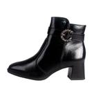 Bota Dakota Fivela Cravejada Cano Curto Ziper Lat