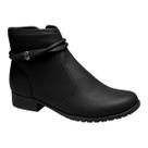 Bota Dakota G5303 Salto Grosso Cano Baixo Ziper Social Feminino