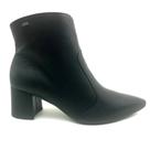 Bota Dakota Salto Baixo Bico Fino Preta 141