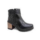Bota Dakota Salto Bloco Feminino G8001 Preto