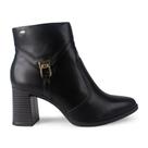 Bota Dakota Salto Bloco Social Bico Fino Da783 Preto