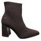 Bota dakota tecido knit e salto bloco ref: d2471 feminino