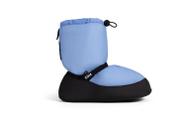 Bota de aquecimento, bota de tornozelo Bloch, azul claro, nylon, unissex